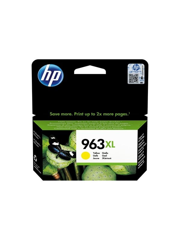 Hp 963 3ja29ae High Capacity Yellow Ink Blækpatron Gul