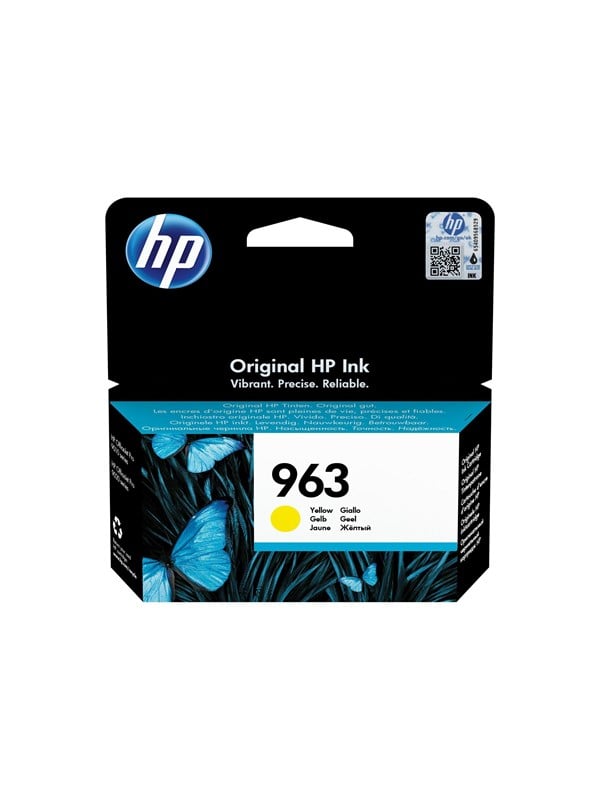Hp 963 3ja25ae Yellow Ink Blækpatron Gul