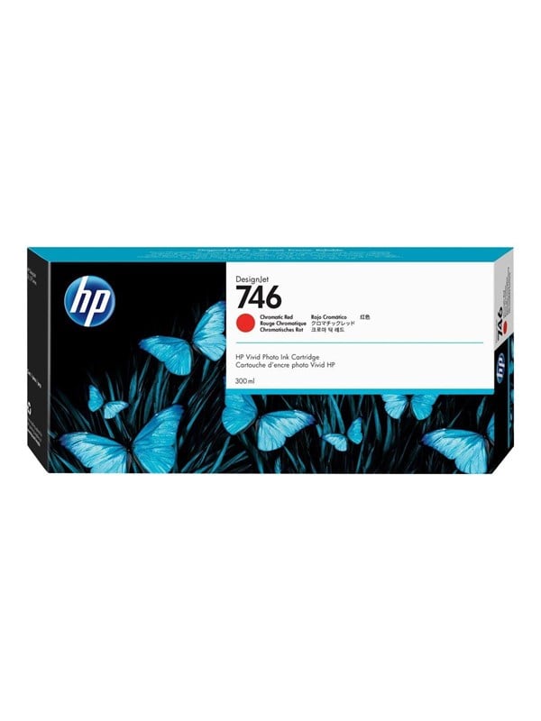Hp 746 P2v81a Chromatic Red Ink Blækpatron Kromatisk Rød