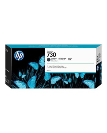 Hp 730   P2v71a High Capacity Matte Black Ink Blækpatron Mat Sort