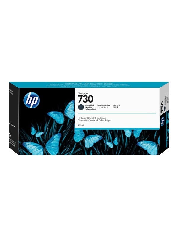 Hp 730 P2v71a High Capacity Matte Black Ink Blækpatron Mat Sort