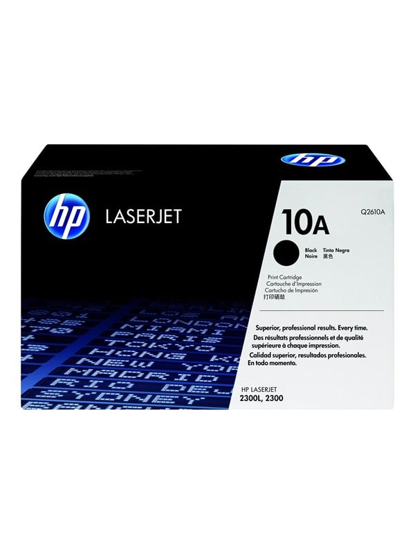 Hp Q2610a 10a Black Toner Lasertoner Sort