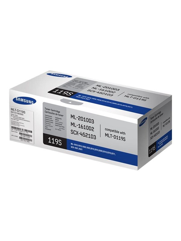 Hp Samsung Su863a Mlt-d119s Black Toner Lasertoner Sort