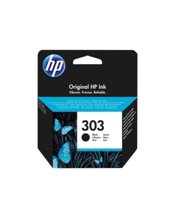 Hp 303   T6n02ae Black Ink Blækpatron Sort