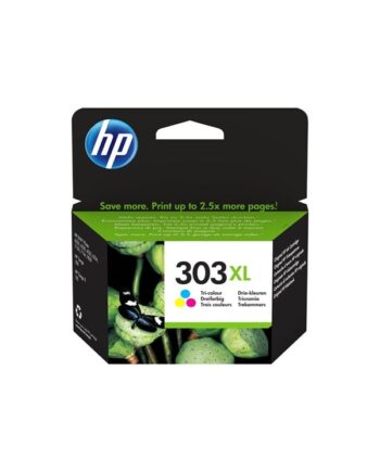 Hp 303    T6n03ae High Capacity Tri-color  Cyan Magenta Yellow  Ink Blækpatron Cyan  Magenta  Gul