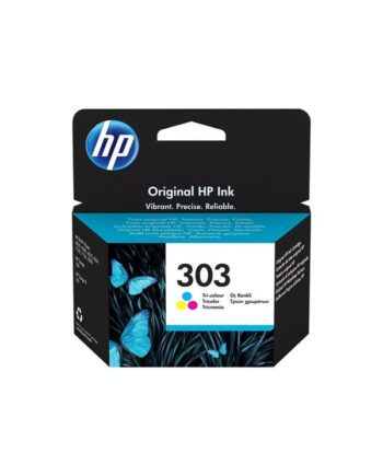 Hp 303   T6n01ae Tri-color Ink  Cyan Magenta Yellow  Blækpatron Dye-based Color  Cyan  Magenta  Yellow