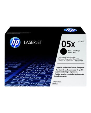 Hp 05x   Ce505x Black Toner Lasertoner Sort