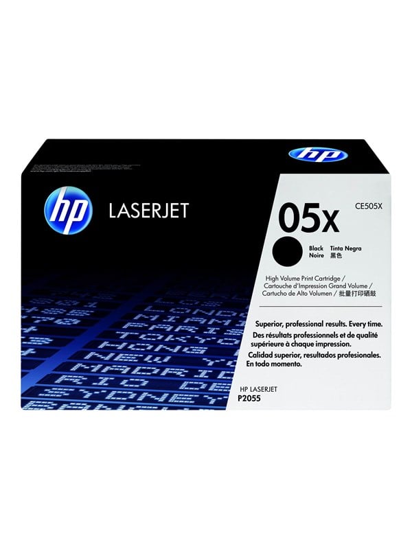 Hp 05x Ce505x Black Toner Lasertoner Sort