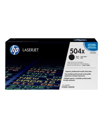 Hp 504x   Ce250x High Capacity Black Toner Lasertoner Sort