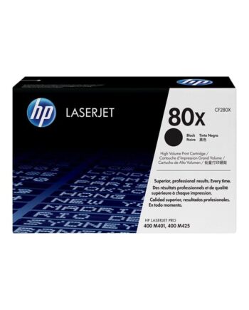Hp 80x   Cf280x High Capacity Black Toner Lasertoner Sort