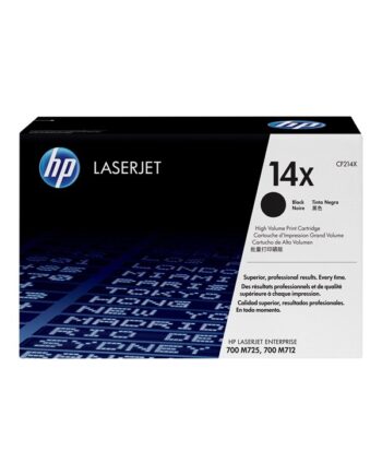 Hp 14x   Cf214x High Capacity Black Toner Lasertoner Sort