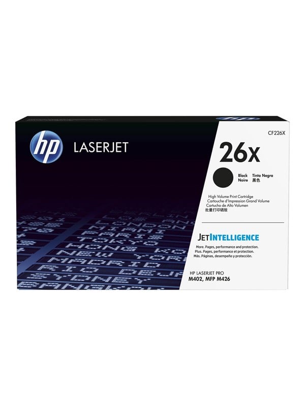 Hp 26x Cf226x High Capacity Black Toner Lasertoner Sort