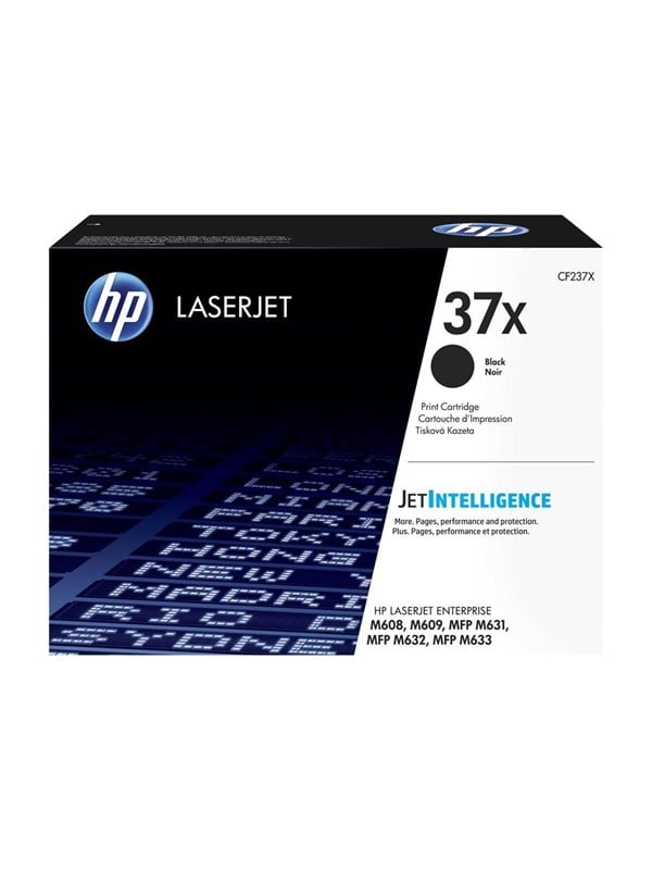 Hp 37x Cf237x High Capacity Black Toner Lasertoner Sort