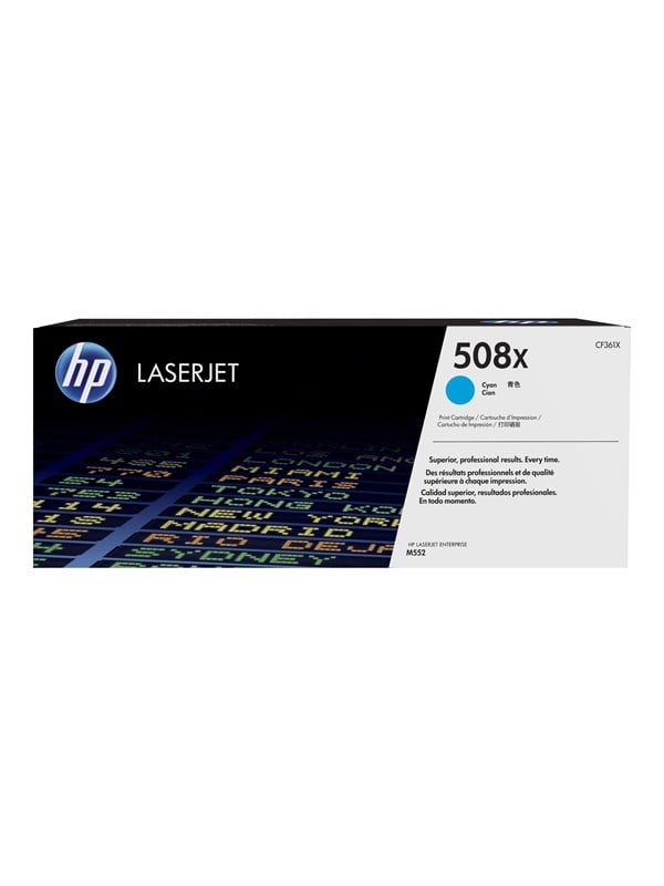 Hp 508x Cf361x High Capacity Cyan Toner Lasertoner Cyan