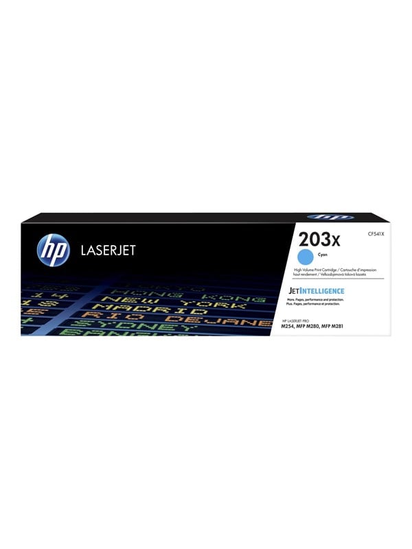 Hp 203x Cf541x High Capacity Cyan Toner Lasertoner Cyan