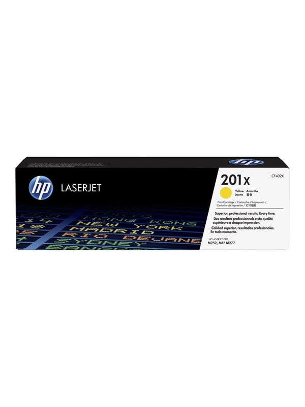 Hp 201x Cf402x High Capacity Yellow Toner Lasertoner Gul