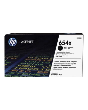 Hp 654x   Cf330x High Yield Black Toner Lasertoner Sort