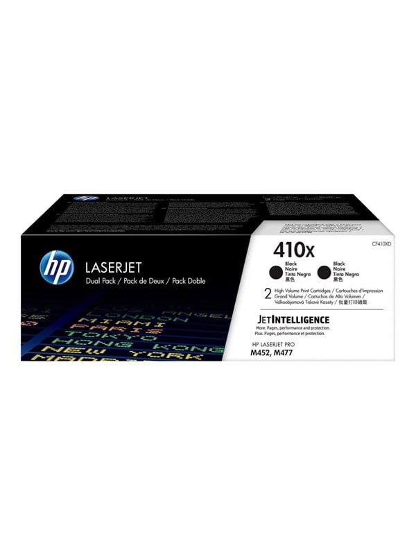Hp 410x Cf410xd Black Toner Lasertoner Sort
