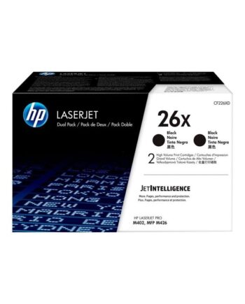 Hp 26x   Cf226xd  -pack High Capacity Black Toner Lasertoner Sort