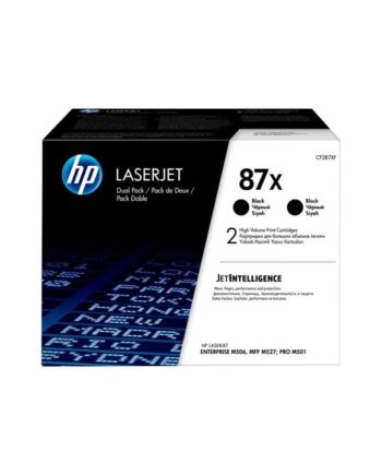 Hp 87x   Cf287xd  -pack Lasertoner Sort