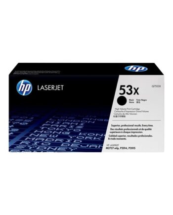 Hp 53x   Q7553x High Capacity Black Toner Lasertoner Sort