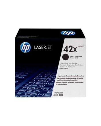 Hp 42x   Q5942x High Capacity Black Toner Lasertoner Sort