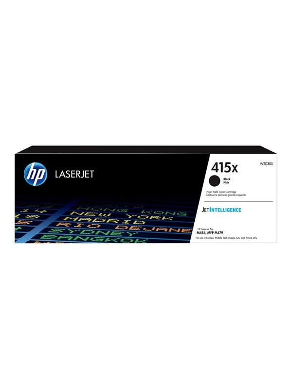 Hp 415x W2030x High Capacity Black Toner Lasertoner Sort