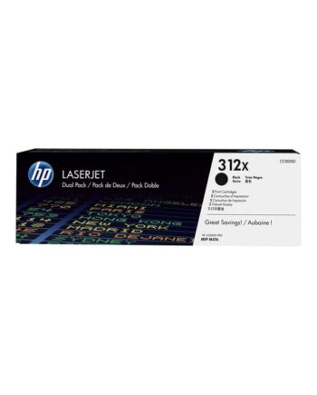 Hp 312xd   Cf380xd High Capacity Black Toner  -pack Lasertoner Sort
