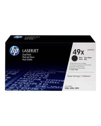 Hp 49xd   Q5949xd Black Laser Toner Lasertoner Sort