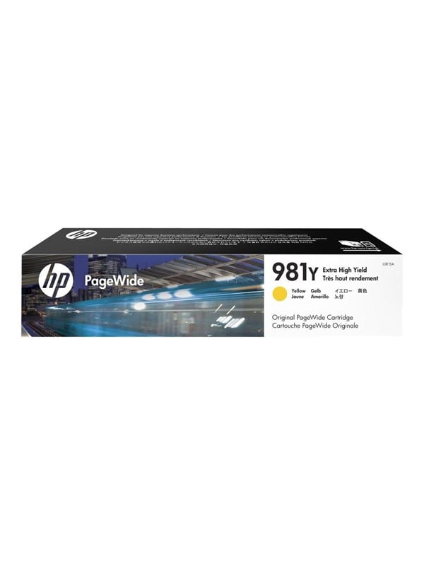 Hp 981y L0r15a High Capacity Yellow Ink Blækpatron Gul
