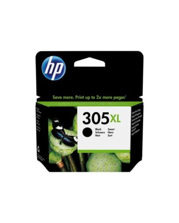 Hp 305    3ym62ae High Capacity Pigmented Black Ink Blækpatron Pigmenteret Sort