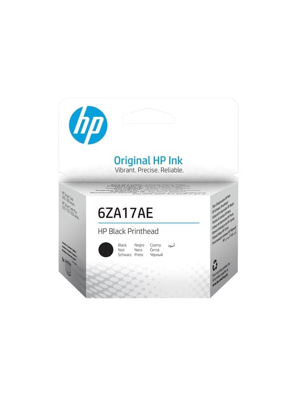 Hp 6za17ae Black Printhead Printhoved Sort