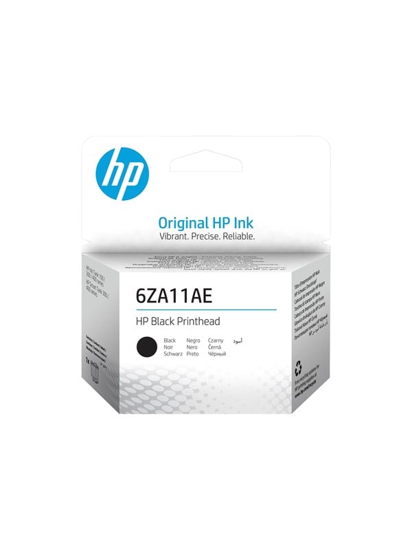 Hp 6za11ae Black Printhead Printhoved Sort
