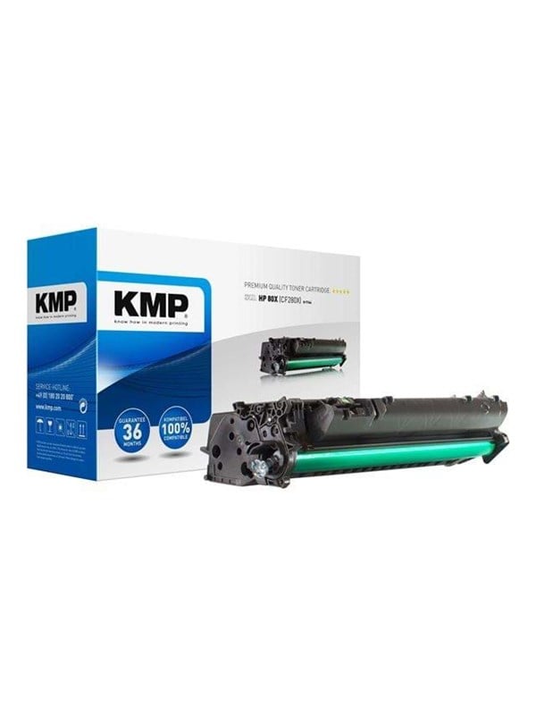 Kmp -t164 Lasertoner Sort