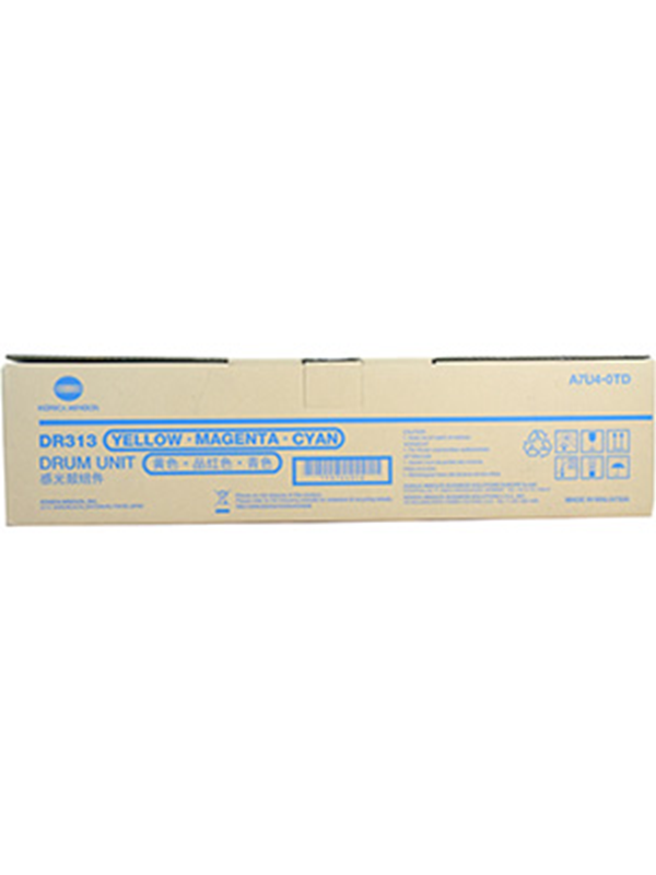 Konica Minolta A7u40td Dr-313 Drum Kit Cyan Magenta Yellow Tromlekit Cyan Magenta Gul