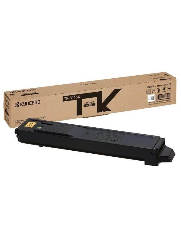Kyocera 1t02p30nl0 Tk 8115k Black Toner Lasertoner Sort