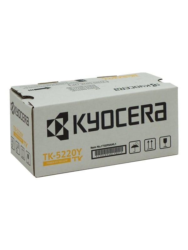 Kyocera 1t02r9anl1 Tk 5220y Yellow Toner Lasertoner Gul