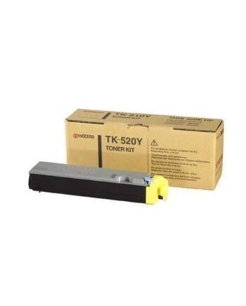 Kyocera Tk 520y Toner Yellow Lasertoner Gul