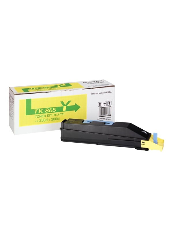 Kyocera Tk-865y Toner Yellow Tonerkit Gul