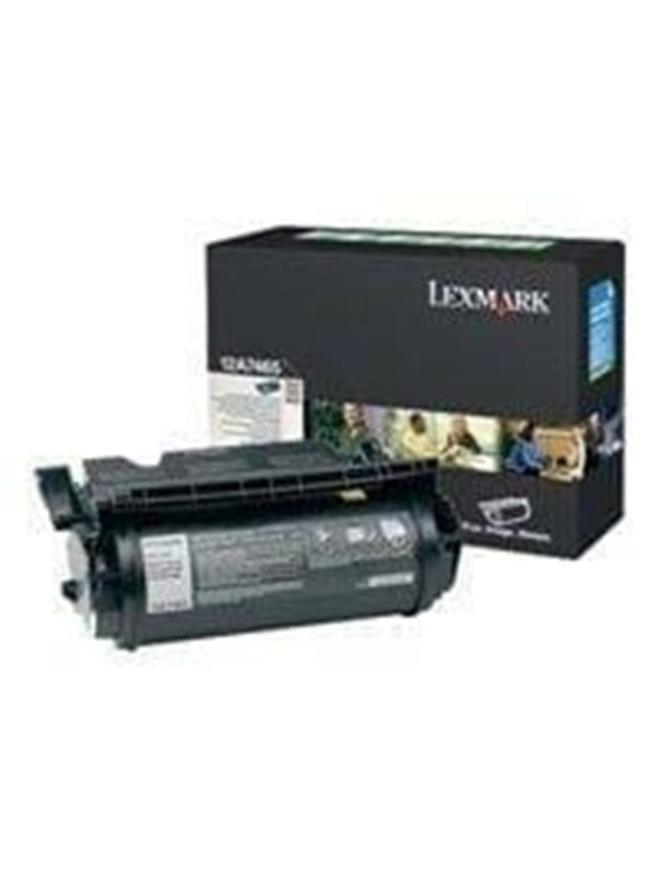 Lexmark 12a7465 Toner Black Lasertoner Sort