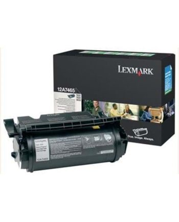 Lexmark 12a7610 Toner Black Lasertoner Sort