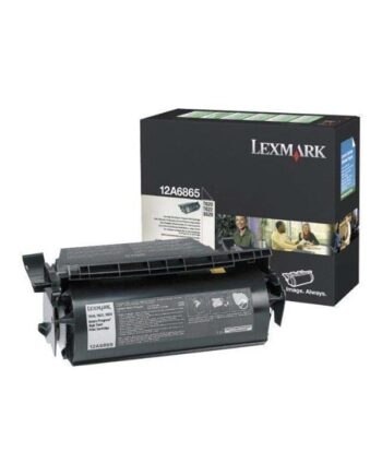 Lexmark 12a6865 Toner Black Lasertoner Sort