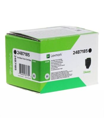 Lexmark 24b7161 Toner Cartridge Black   000pages Lasertoner Sort