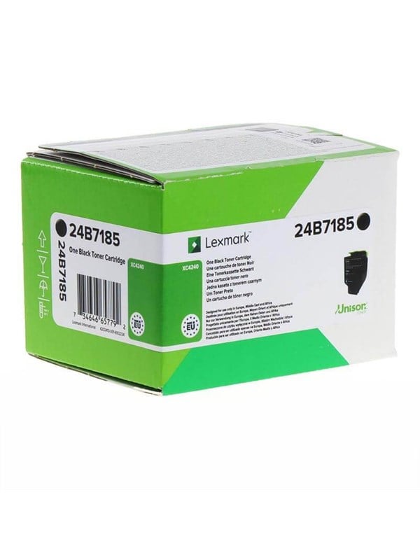 Lexmark 24b7161 Toner Cartridge Black 000pages Lasertoner Sort