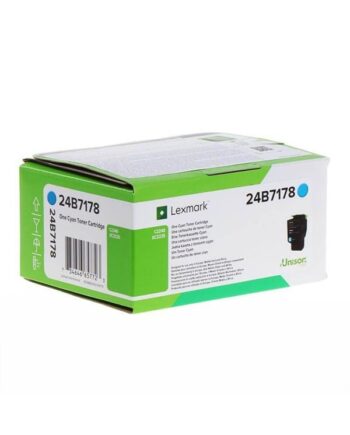 Lexmark 24b7154 Toner Cartridge Cyan   000 Pages Lasertoner Cyan