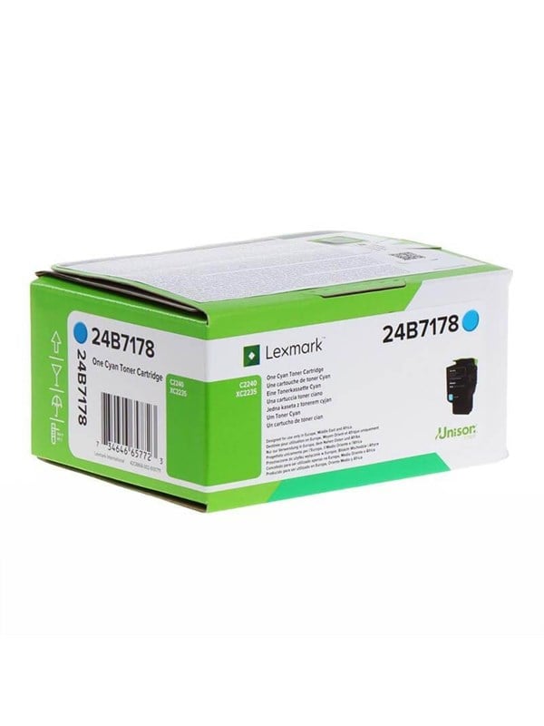 Lexmark 24b7154 Toner Cartridge Cyan 000 Pages Lasertoner Cyan