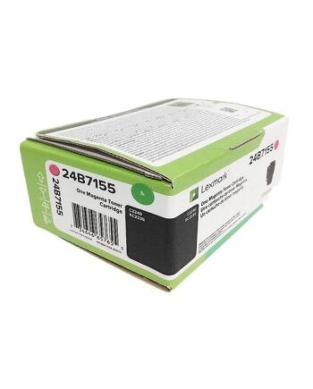 Lexmark 24b7155 Toner Cartridge Magenta   000 Page Lasertoner Magenta