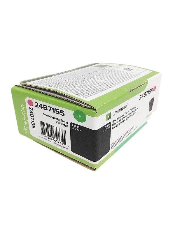 Lexmark 24b7155 Toner Cartridge Magenta 000 Page Lasertoner Magenta