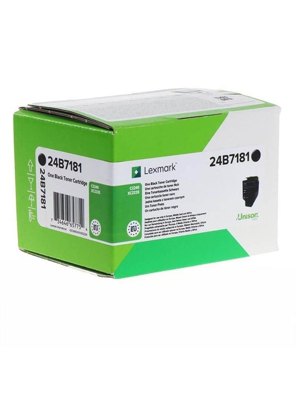 Lexmark 24b7157 Xc2235 Black Toner Lasertoner Sort