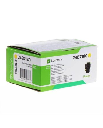 Lexmark 24b7180 Yellow Lasertoner Gul